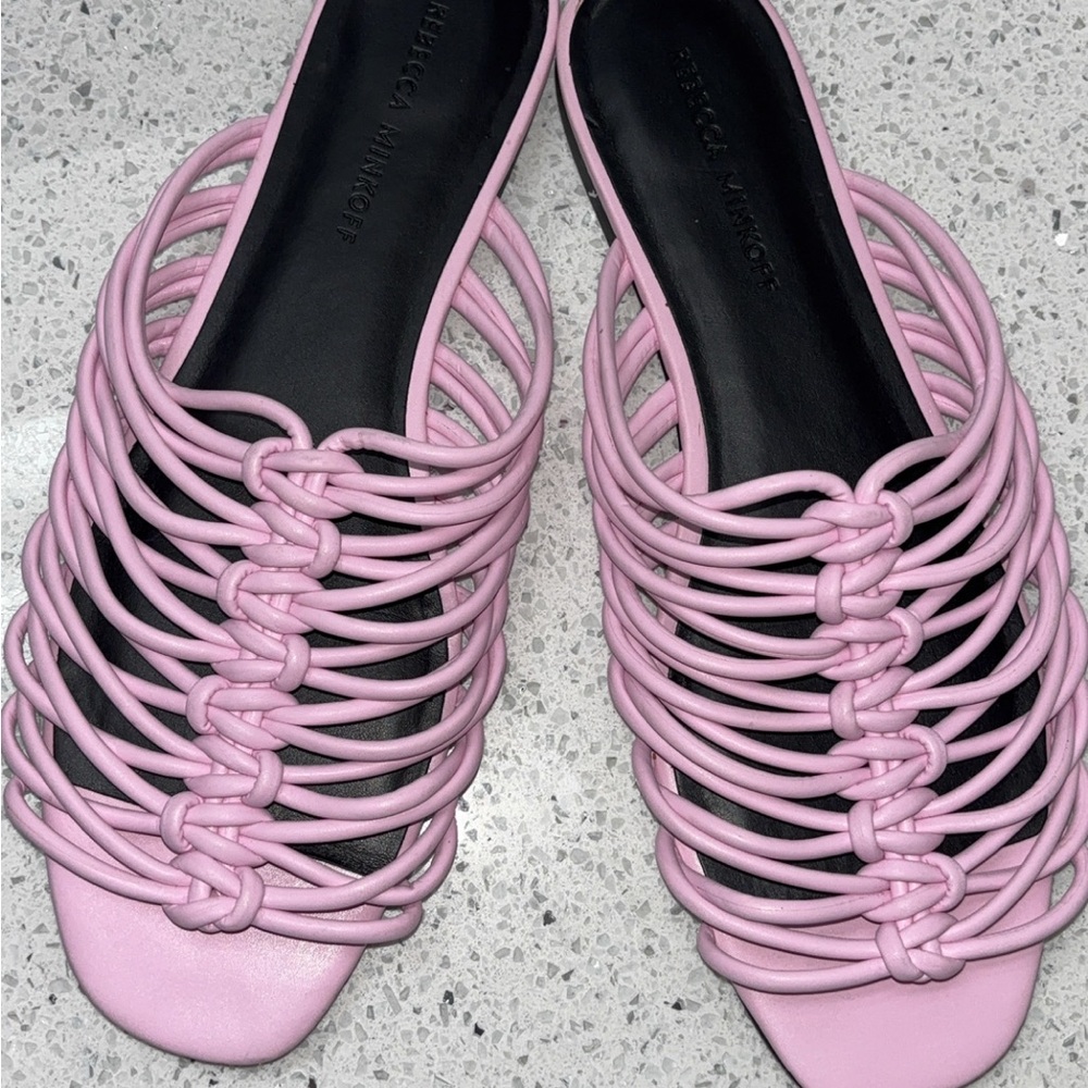 Rebecca Minkoff Light Pink Strappy Sandals